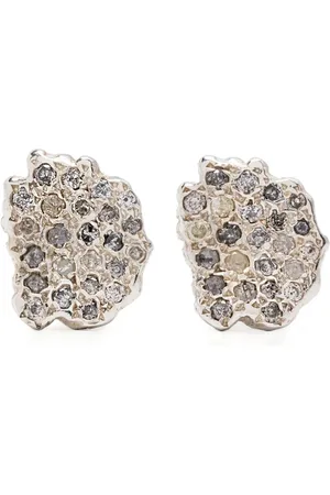 ROSA MARIA Sterling diamonds stud earrings