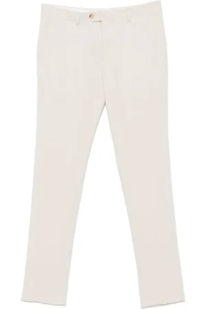 Manuel Ritz Logo-patch trousers