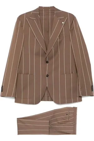 LUIGI BIANCHI MANTOVA Pinstriped suit
