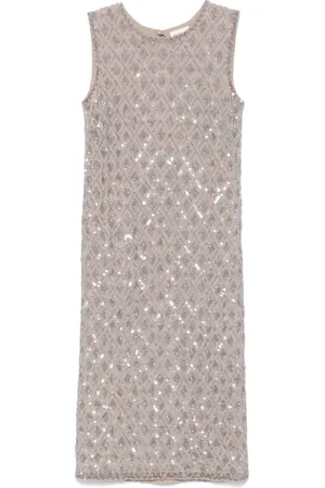 P.A.R.O.S.H. Sequin-embellished midi dress