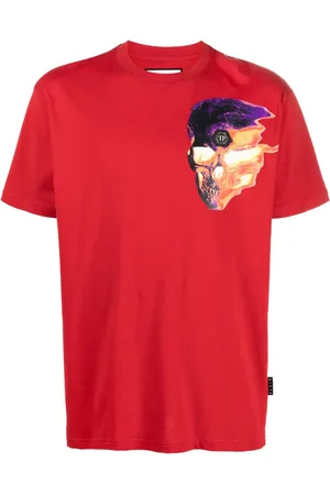 Philipp Plein Skull-print cotton T-shirt