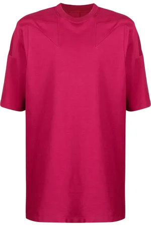 Rick Owens Seam-detail short-sleeved cotton T-shirt