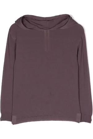 Rick Owens Fine-knit virgin wool hoodie