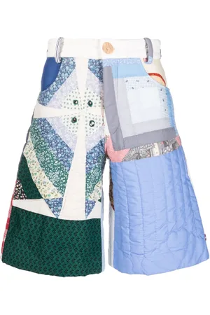 Bethany Williams Upcycled Quilted Blanket shorts