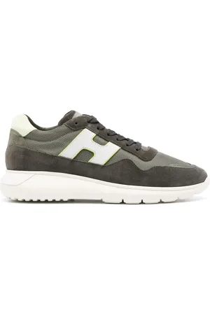 Hogan Interactive panelled leather sneakers