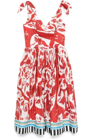 Stella Jean Printed midi dress