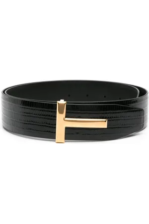 Tom Ford T-plaque leather belt