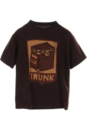 LOUIS VUITTON 2010s patterned-intarsia T-shirt