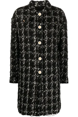Giambattista Valli Checked tweed coat
