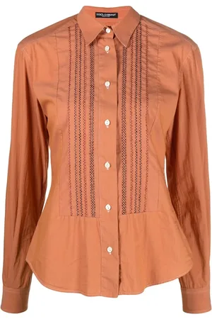 Dolce & Gabbana 2000s contrast stitching shirt