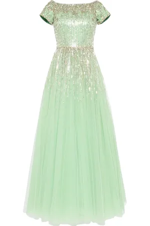 Jenny Packham Lyra crystal tulle gown