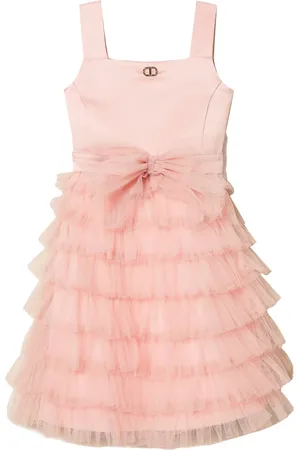Twin-Set Tulle ruffled dress