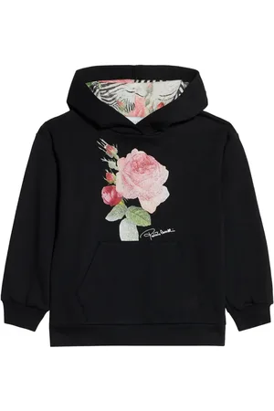 Roberto Cavalli Floral-print hoodie