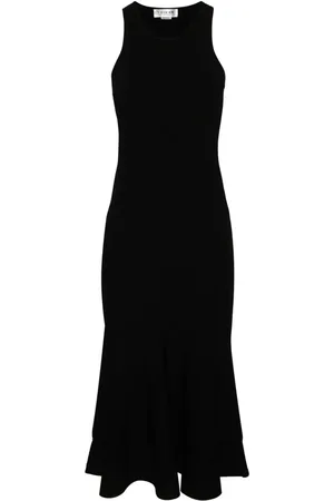 Victoria Beckham Flared-hem midi dress