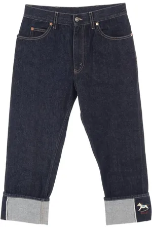 Gucci 2010s Horse-embroidery jeans