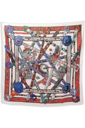Hermès 2010s Carres 90 Le Songe De La Licorne scarf
