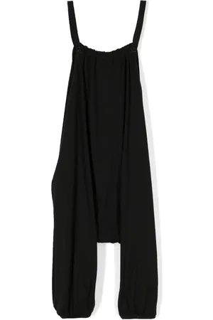 Rick Owens Low-crotch cotton jumpsuit