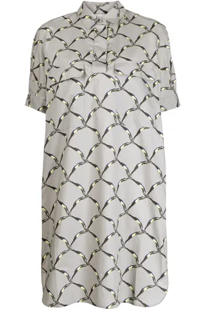 JNBY Graphic-print cotton mini dress