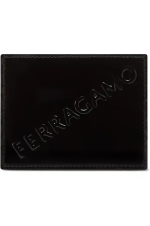 Salvatore Ferragamo Logo-embossed leather cardholder