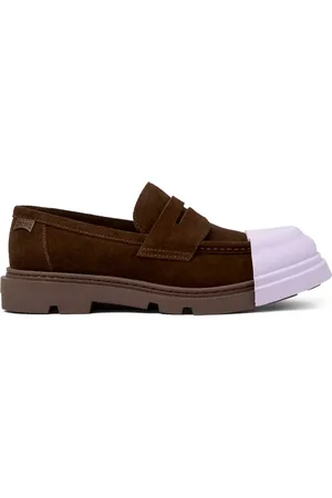 Camper Junction removable-toecap suede loafers