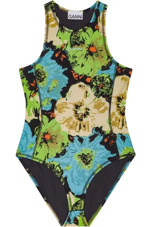 Ganni Floral-print bodysuit