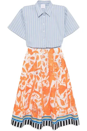 Stella Jean Patched maxi dress