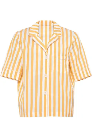 ERES Orangeade stripe-print shirt