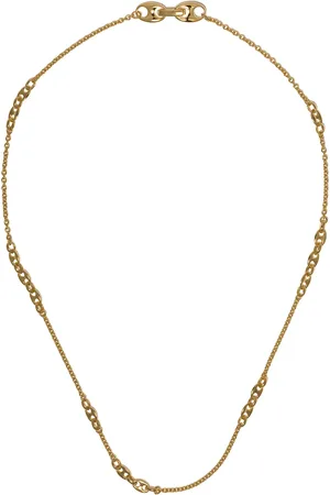 TOM WOOD Rolo bean chain necklace