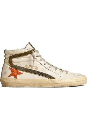 Golden Goose Slide leather high-top sneakers