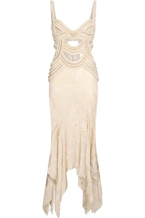 Roberto Cavalli Rope-embellished dress