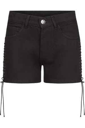 Ludovic De Saint Sernin Lace-up denim shorts