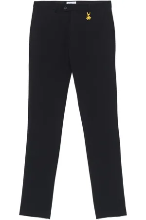 Manuel Ritz Logo-appliqué trousers