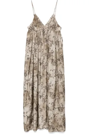 UMA WANG Floral-print maxi dress
