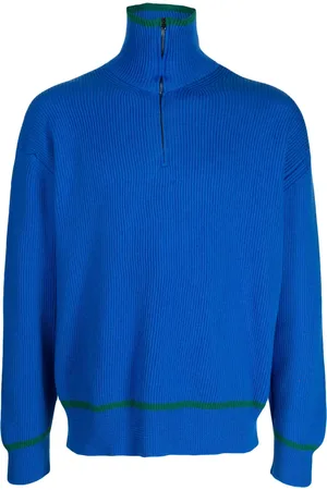PRINGLE OF SCOTLAND Half-zip fastening wool jumper
