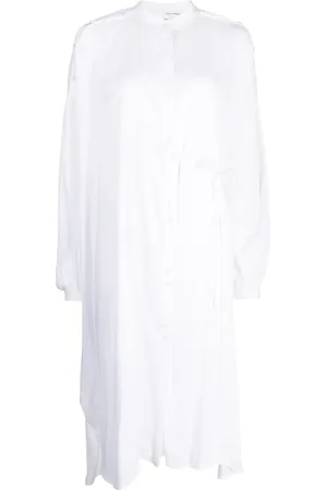 ISABEL BENENATO Long-sleeve button-up dress