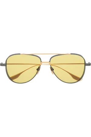 DITA EYEWEAR Tinted-lens pilot-frame sunglasses