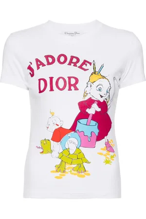 Dior 2002 graphic print short-sleeves T-shirt