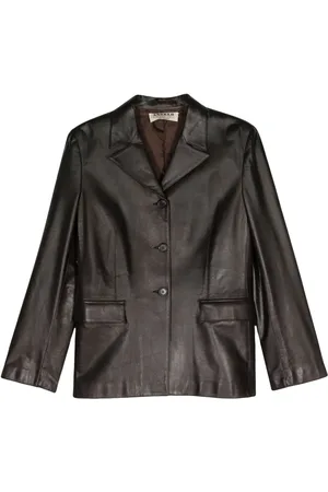 A.N.G.E.L.O. Vintage Cult 2000s pre-owned leather blazer