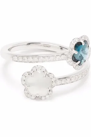 Pasquale Bruni 18kt white gold Figlia dei Fiori diamond ring