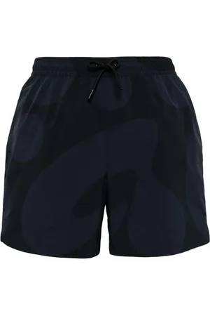 ALPHA Popir abstract-print deck shorts