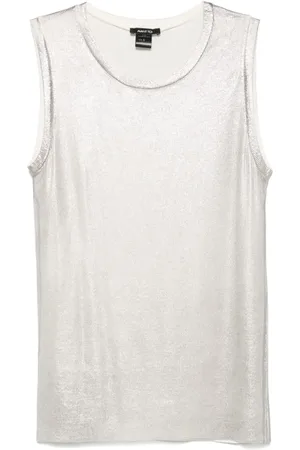 AVANT TOI Lamé-effect tank top