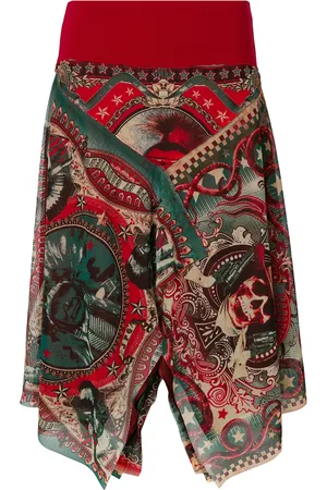 Jean Paul Gaultier Sheer printed skirt