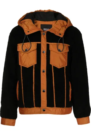 MOSTLY HEARD RARELY SEEN Two-tone fleece coat