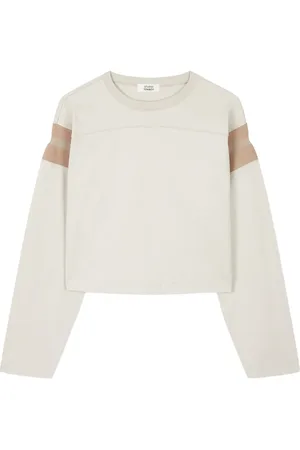 Studio Tomboy Contrasting-stripe long-sleeved top