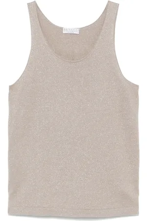 Brunello Cucinelli Lurex top