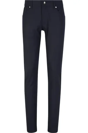 MARCO PESCAROLO Logo-patch trousers
