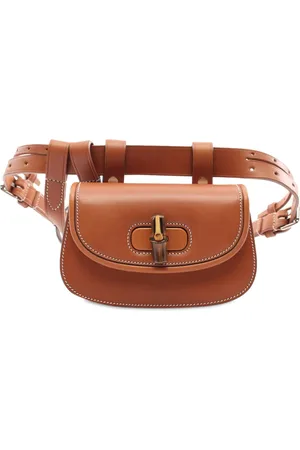 Gucci 2016-2024 Mini Leather Bamboo 1947 belt bag