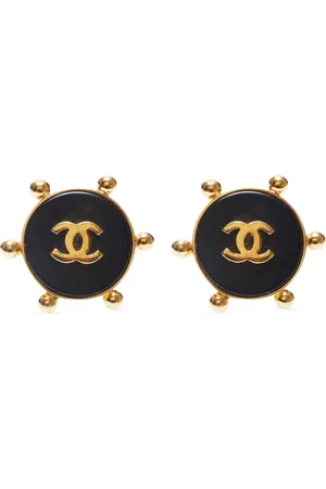 CHANEL 1990 CC Mark earrings