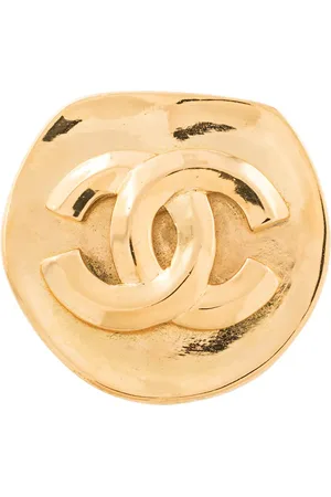 CHANEL 1996 CC logo brooch
