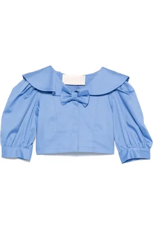 MISS BLUMARINE Bow-detail shirt